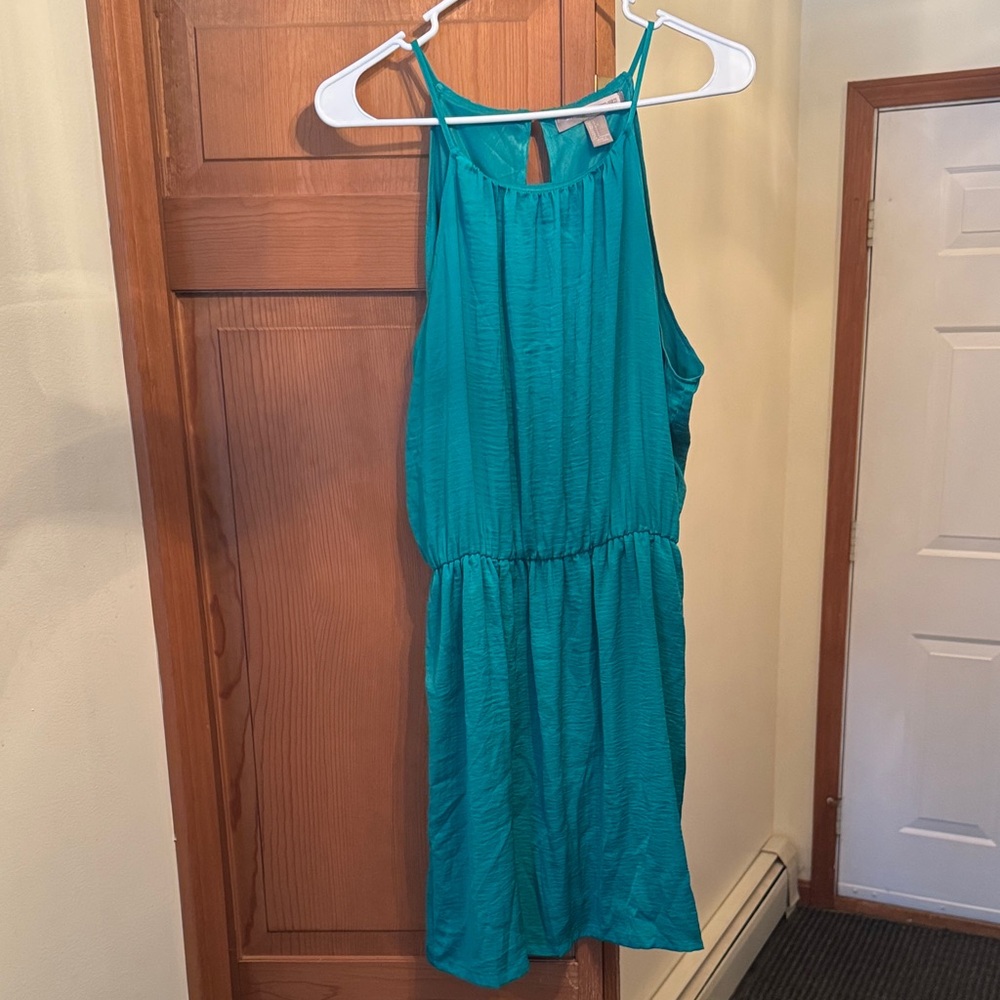 Vibrant Teal Dress
